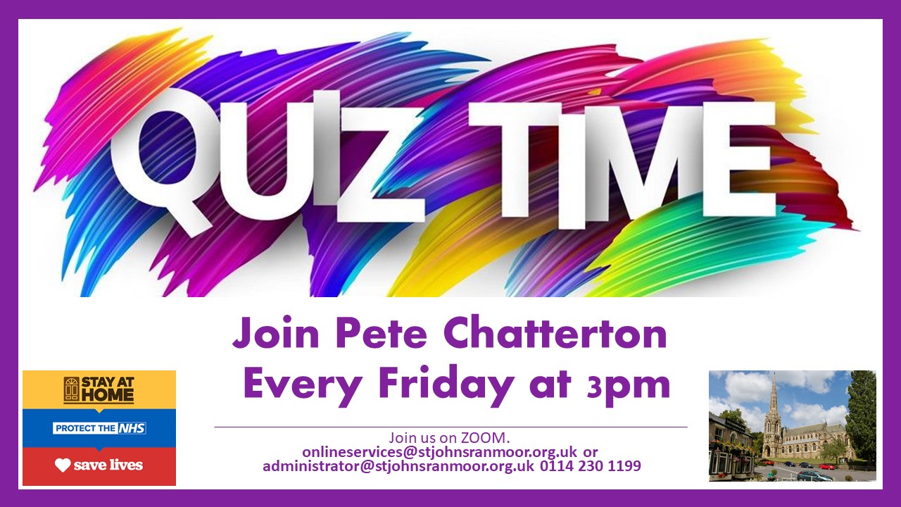Pete Quiz every Friday